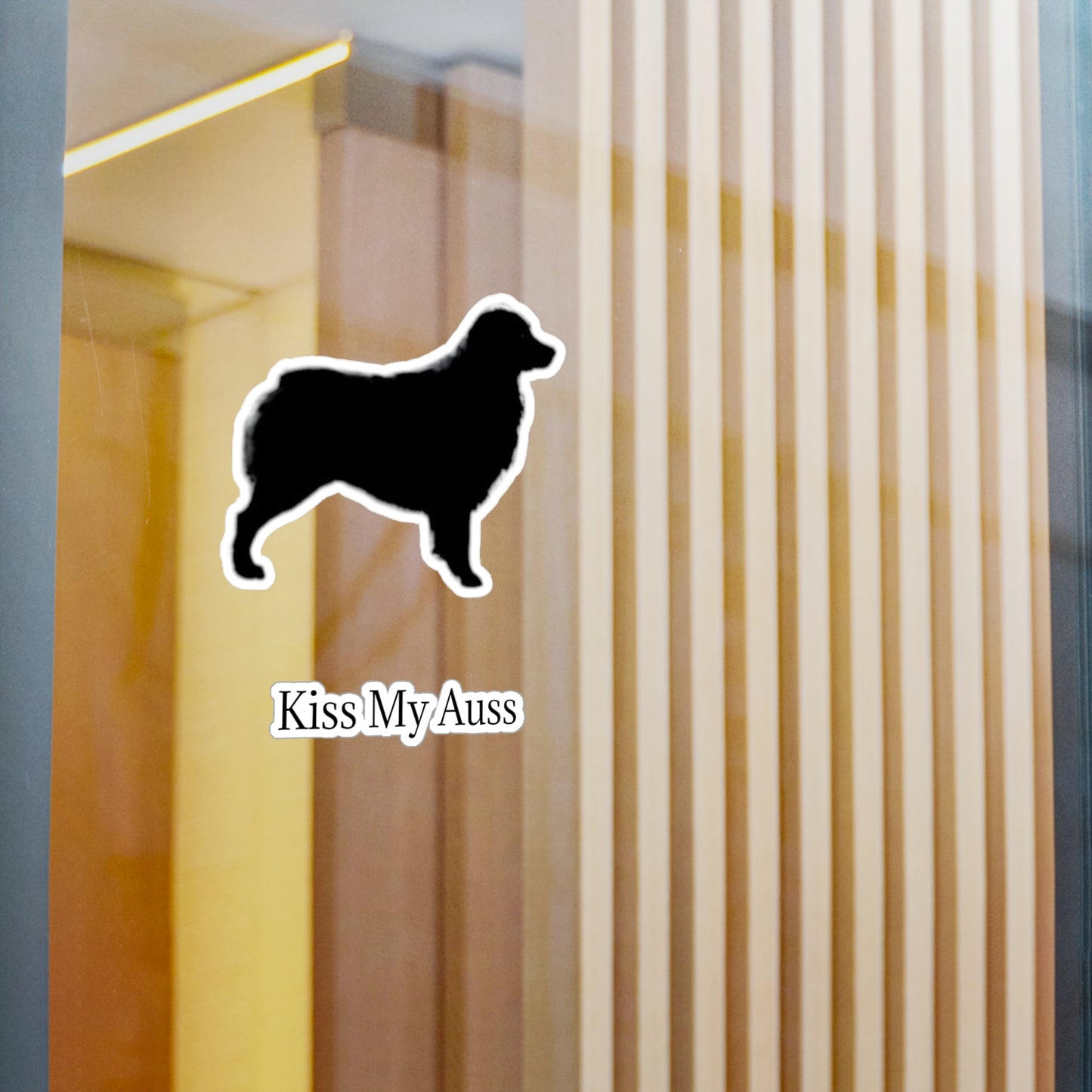 Kiss My Auss Vinyl Decal