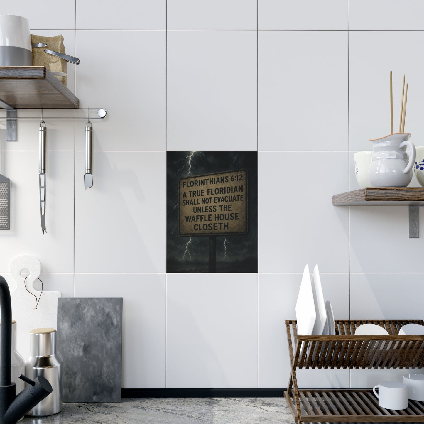 Florinthians 6:12 Ceramic Photo Tile