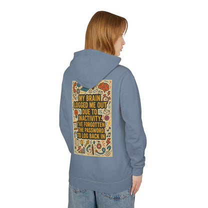 Logged Out Unisex Lightweight Hoodie