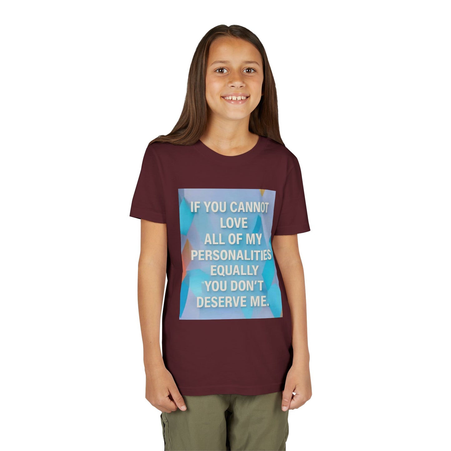 All Of My Personalities Youth Unisex Short Sleeve Crewneck Tee