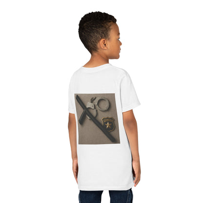 Law Enforcement Appreciation Youth Unisex Short Sleeve Crewneck Tee