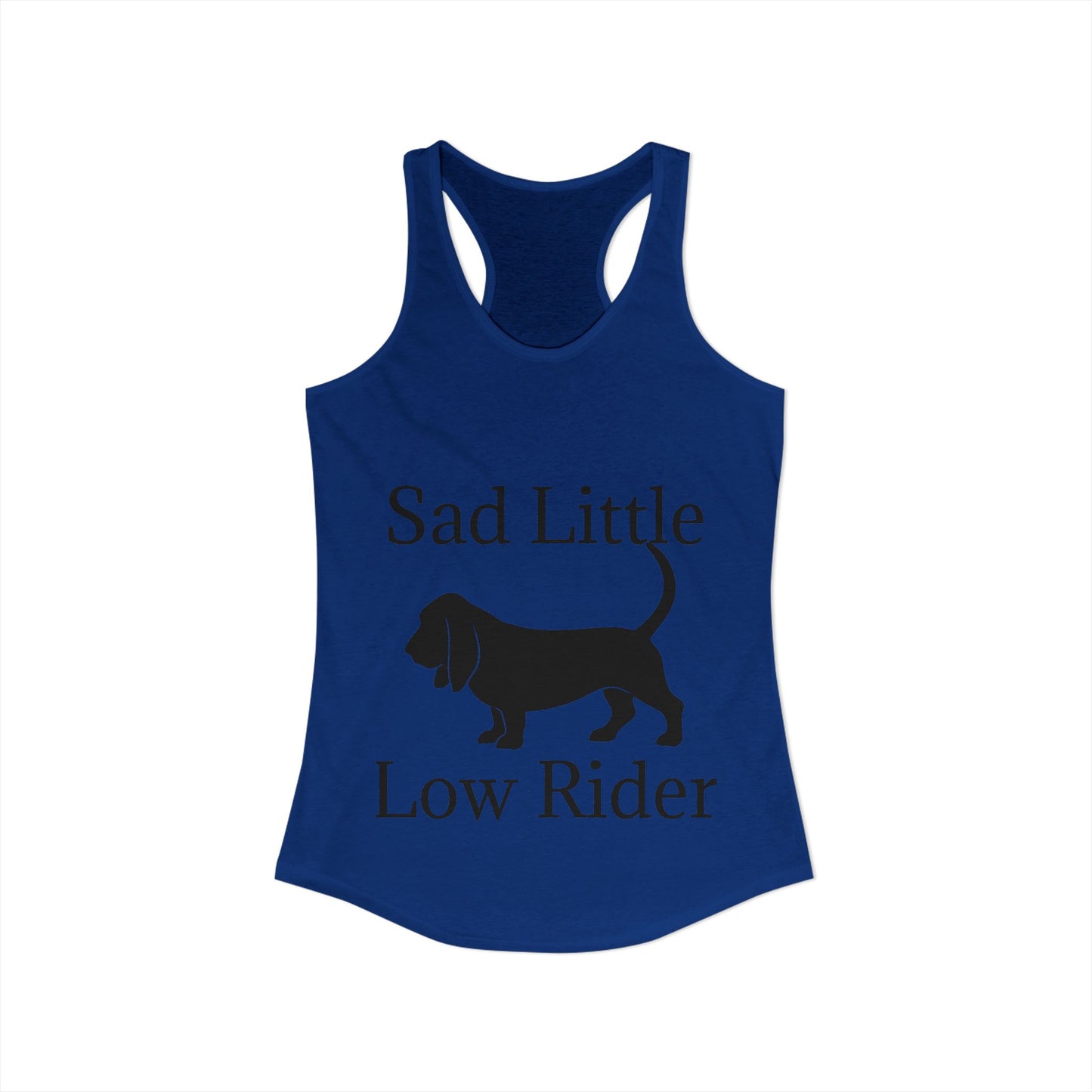 Sad Little Low Rider Women's Racerback Tank