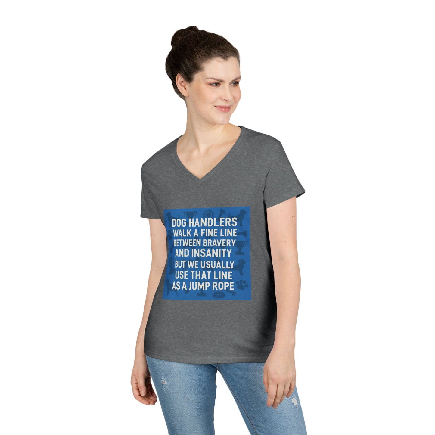 Jump Rope Women's V-Neck T-Shirt