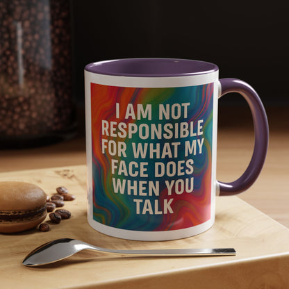 When You Talk 2-Tone Coffee Mug