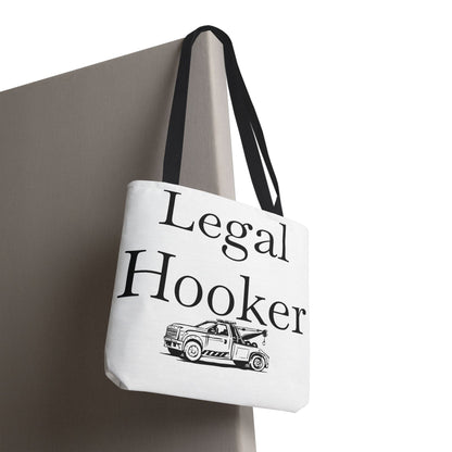 Legal H**ker Wheel Lift Tow Truck Tote Bag