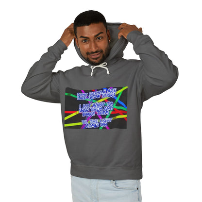 Glow Sticks Unisex Lightweight Hoodie
