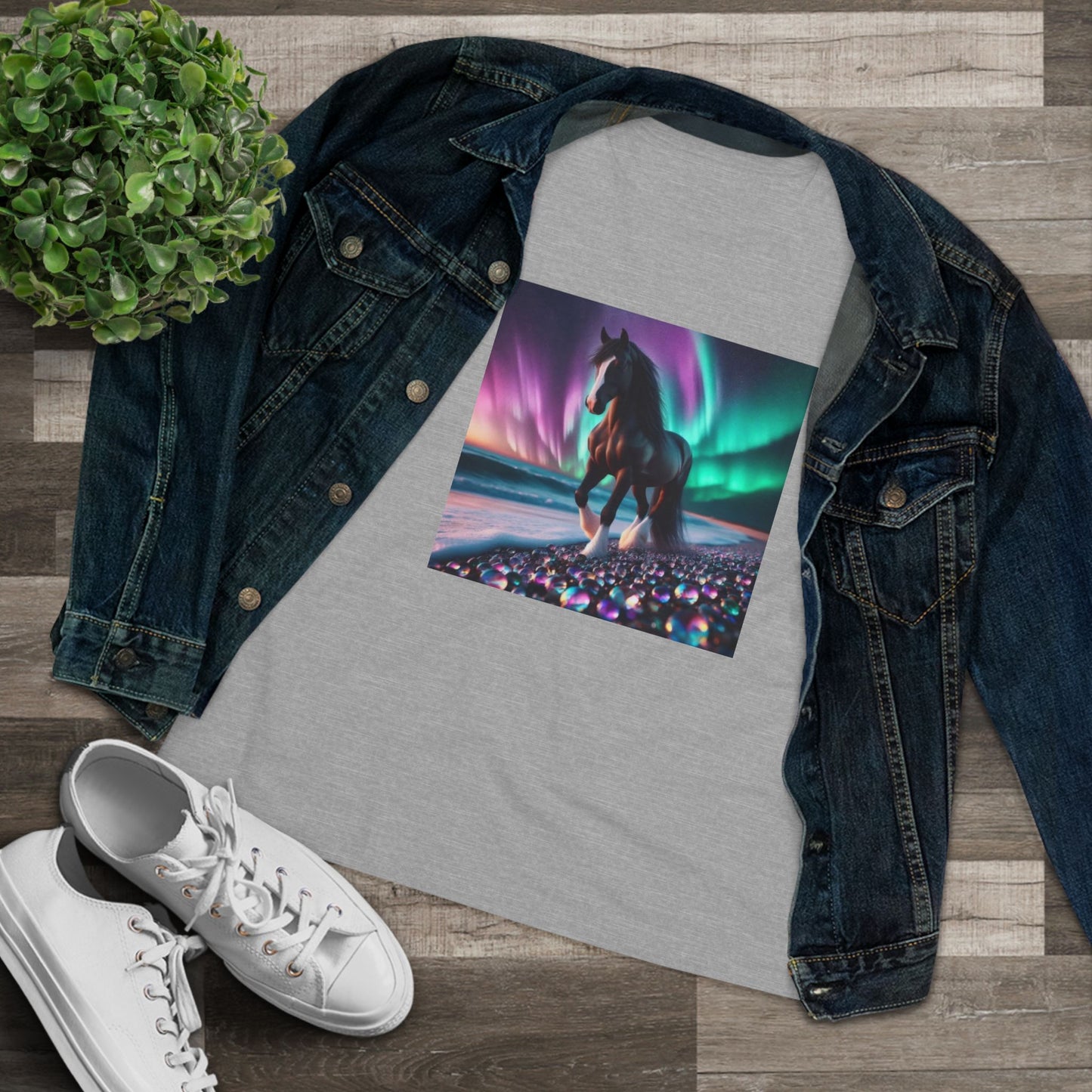 Midnight Magic Women's Short Sleeve Crewneck Tee