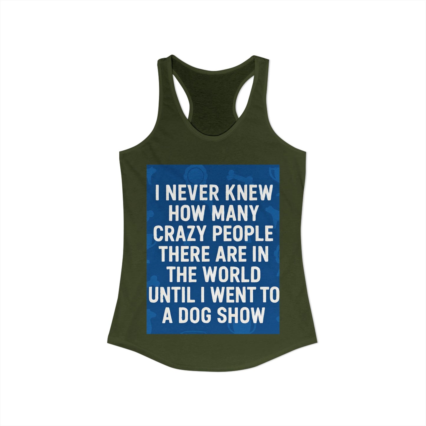 Never Knew Women's Racerback Tank