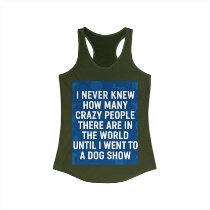 Never Knew Women's Racerback Tank