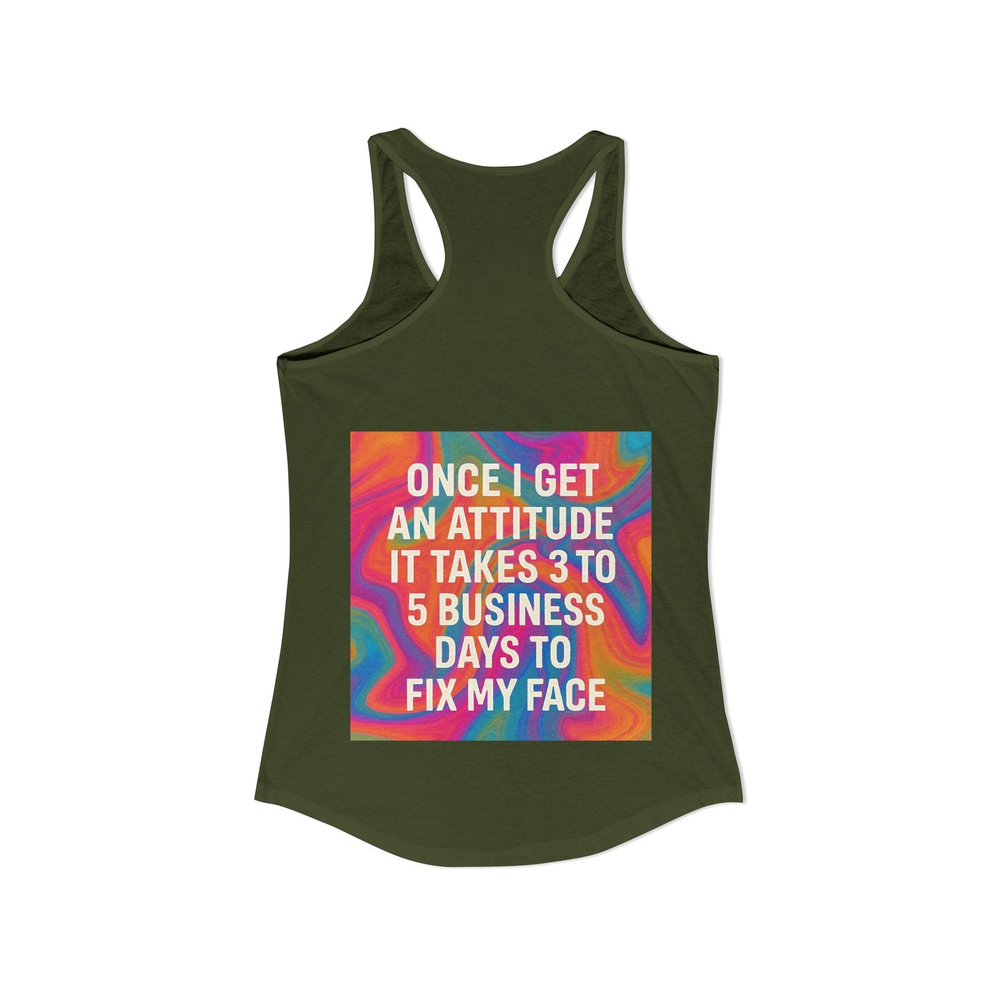 Fix My Face Women's Racerback Tank