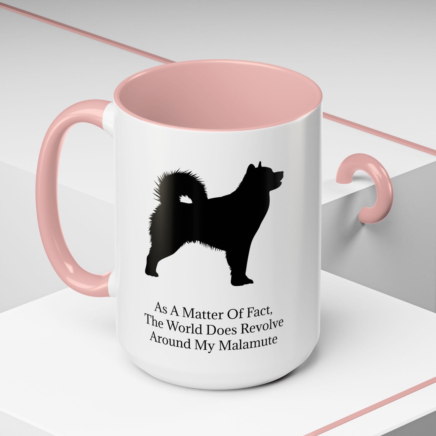 Matter Of Fact Malamute 2-Tone Coffee Mug