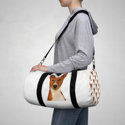 Basenji Head Duffel Bag