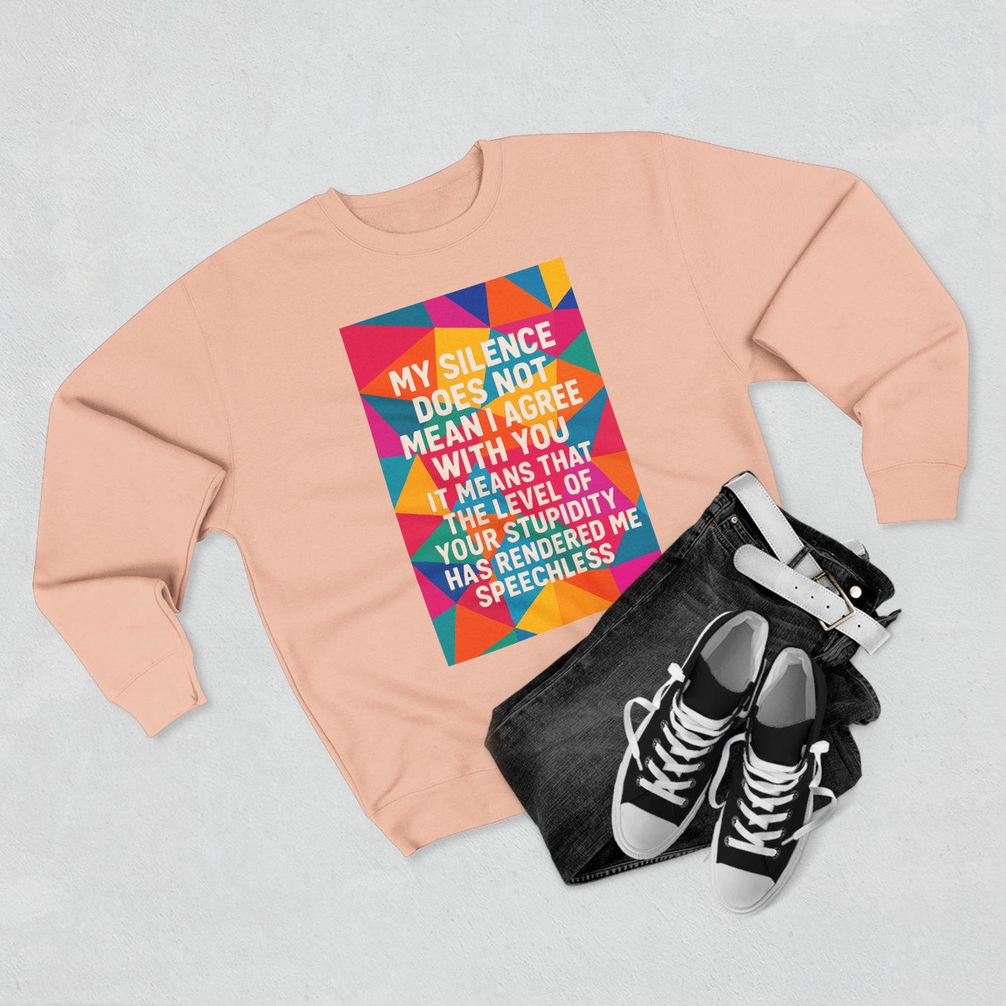 Speechless Unisex Crewneck Sweatshirt
