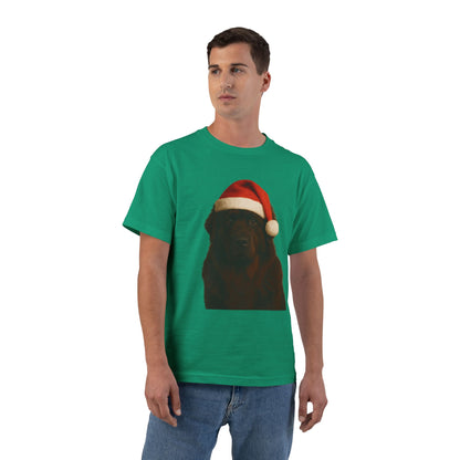 Santa Paws Newfie Men's Short-Sleeve Crewneck Tee