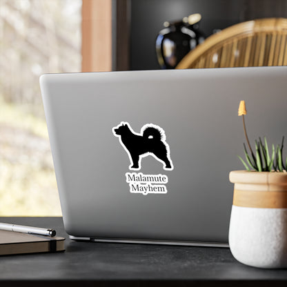 Malamute Mayhem Vinyl Decal