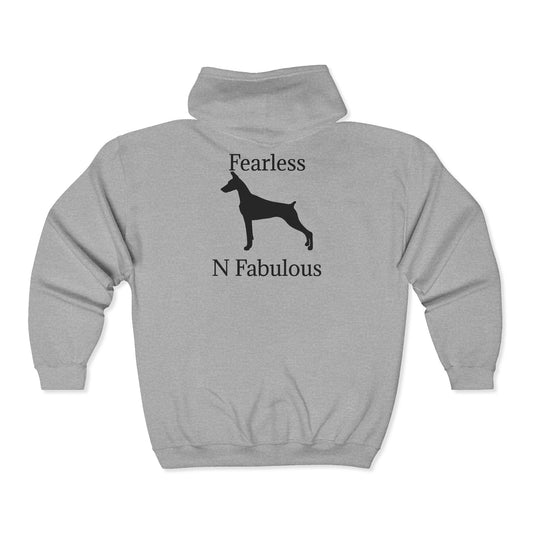 Fearless N Fabulous Unisex Full Zip Hoodie