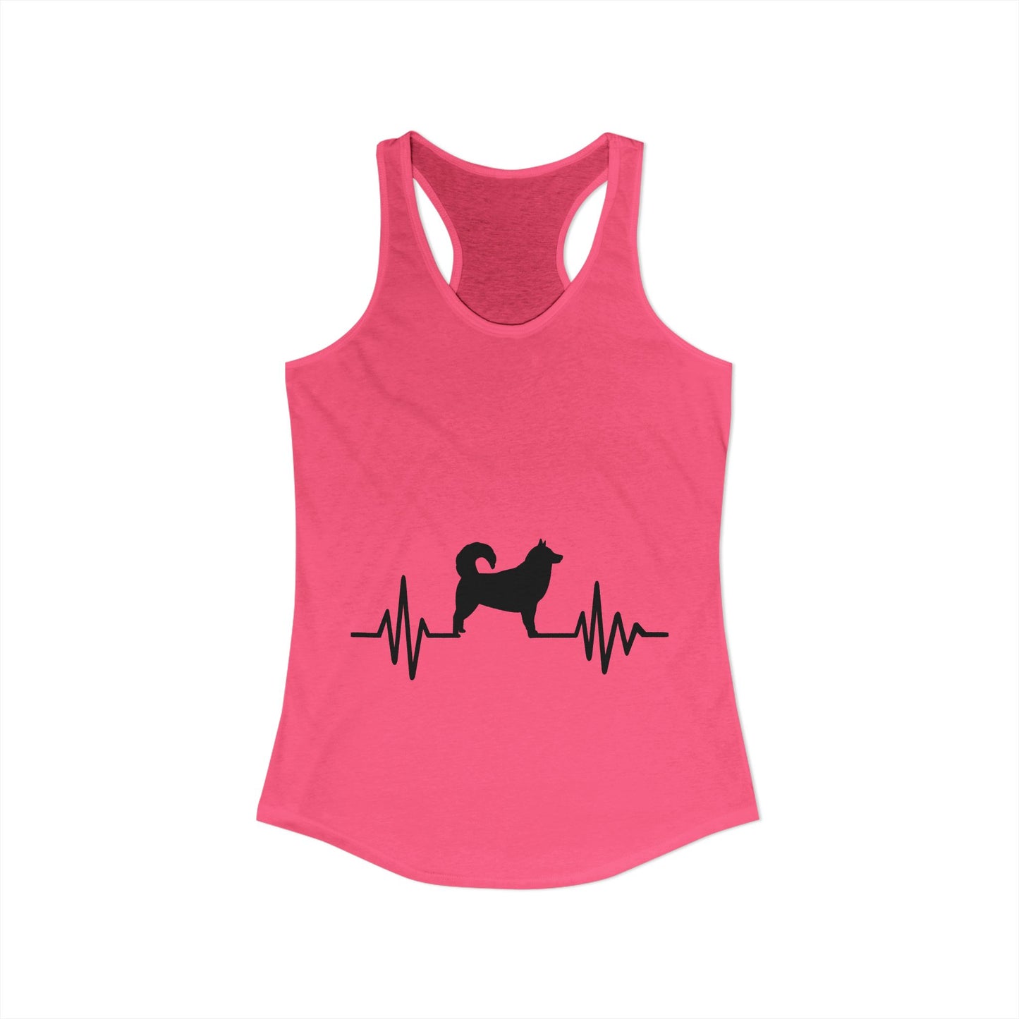 My Heart Beats For Malamutes Women's Racerback Tank