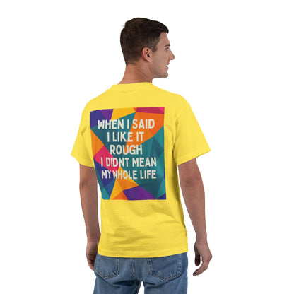 Like It Rough Men's Short-Sleeve Crewneck Tee
