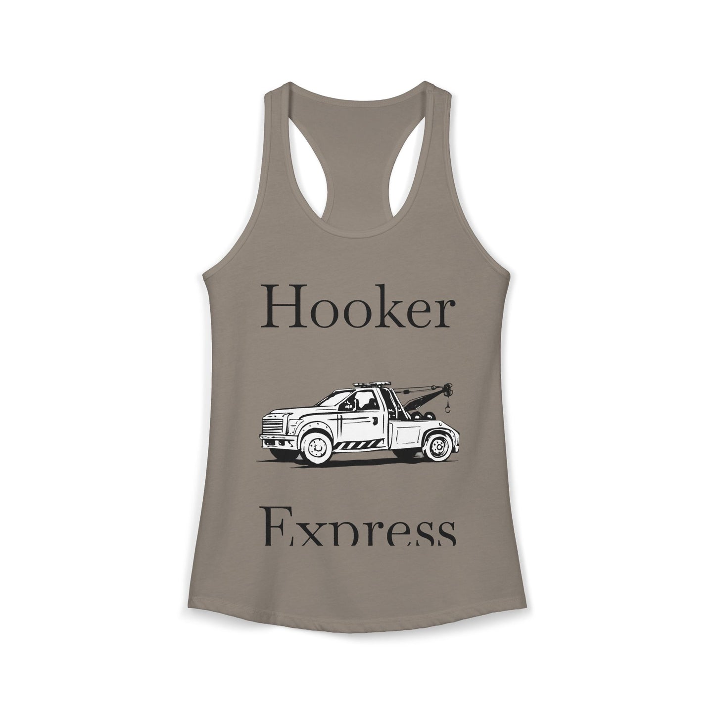 H**ker Express Wheel Lift Tow Truck Women's Racerback Tank