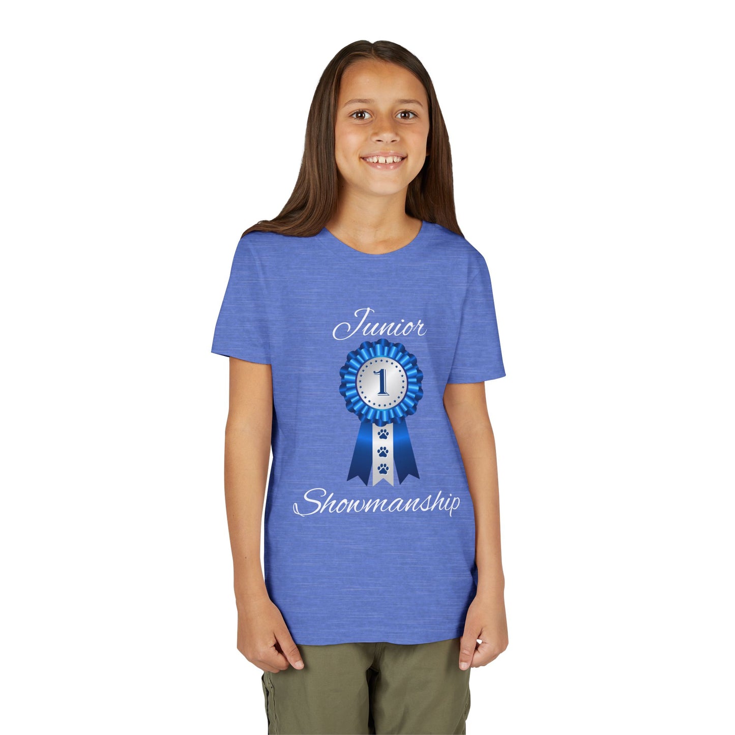 Junior Showmanship Youth Unisex Short Sleeve Crewneck Tee