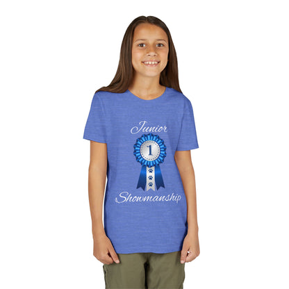 Junior Showmanship Youth Unisex Short Sleeve Crewneck Tee