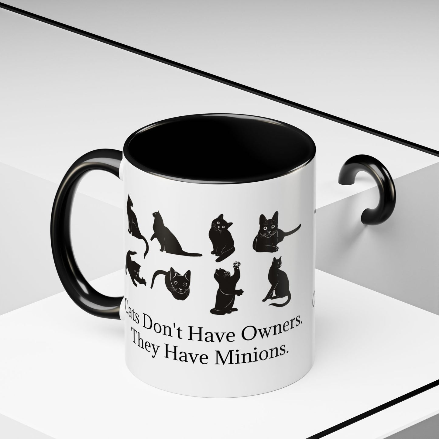 Cat Minions 2-Tone Coffee Mug