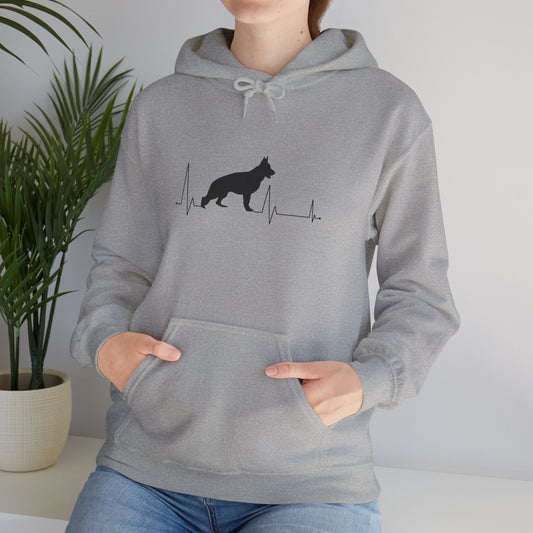 My Heart Beats For German Shepherds Unisex Hoodie