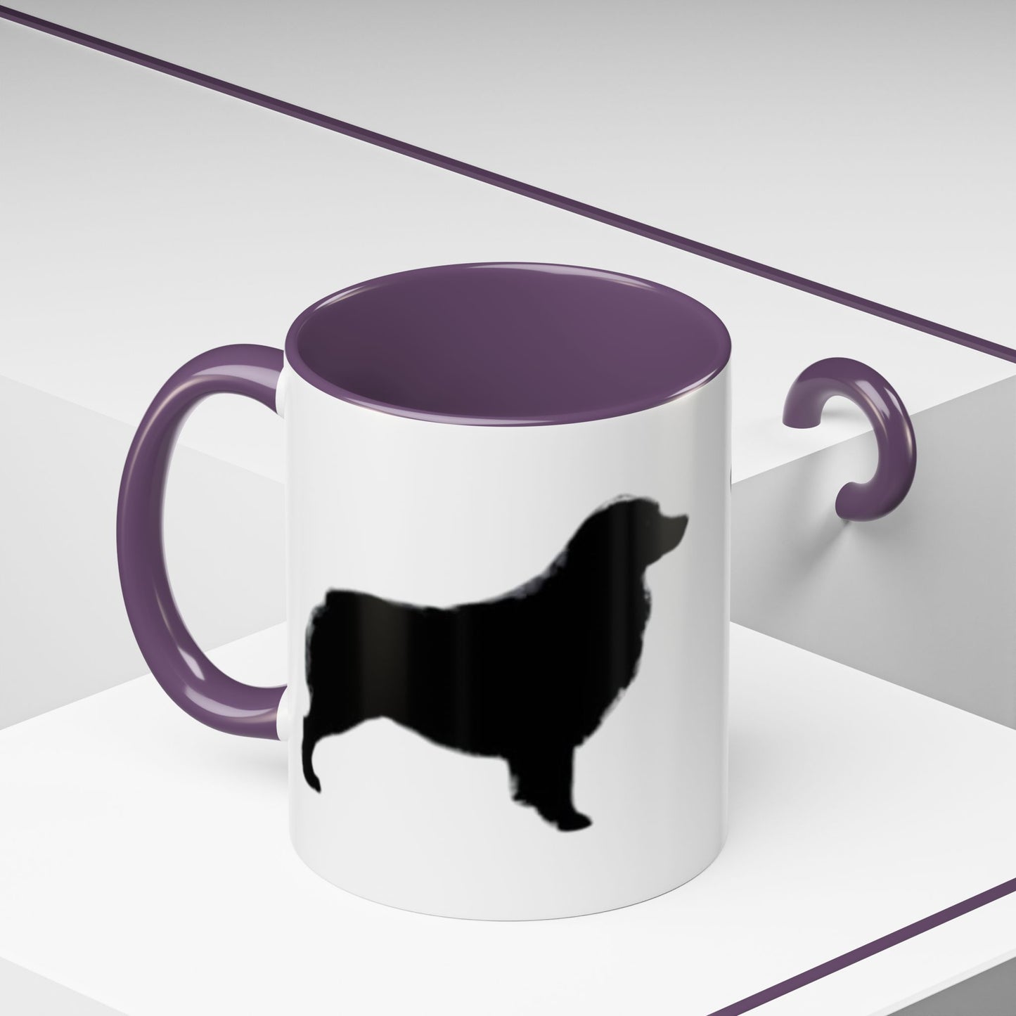 Aussie Silhouette 2-Tone Coffee Mug