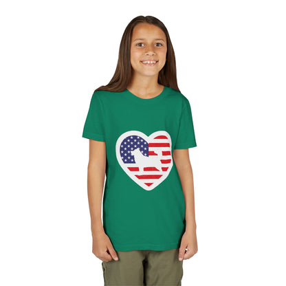 Malamute Flag Youth Unisex Short Sleeve Crewneck Tee
