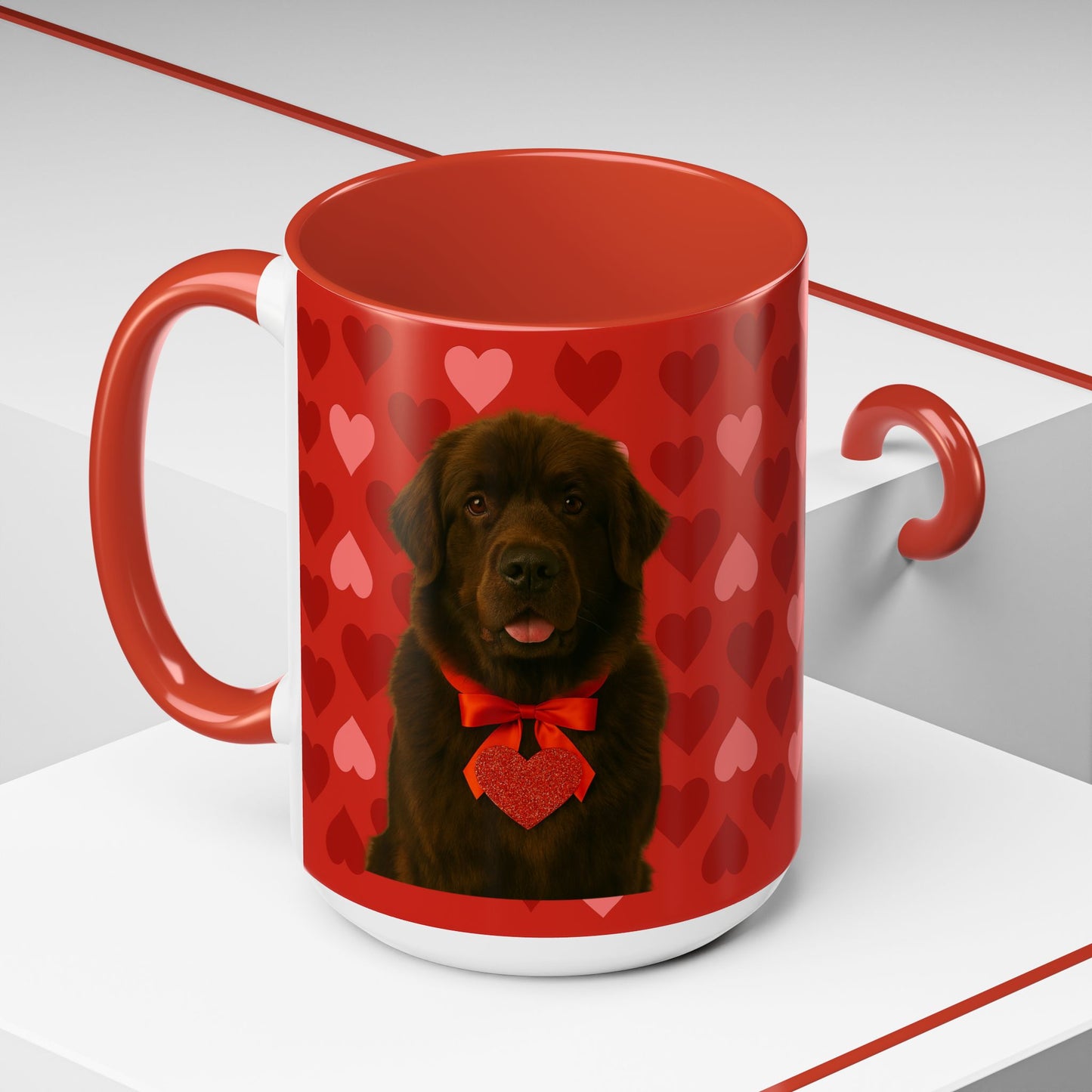 Cupid's Companion Newfie 2-Tone Coffee Mug