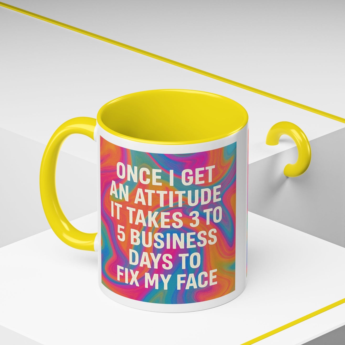 Fix My Face 2-Tone Coffee Mug