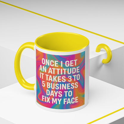 Fix My Face 2-Tone Coffee Mug