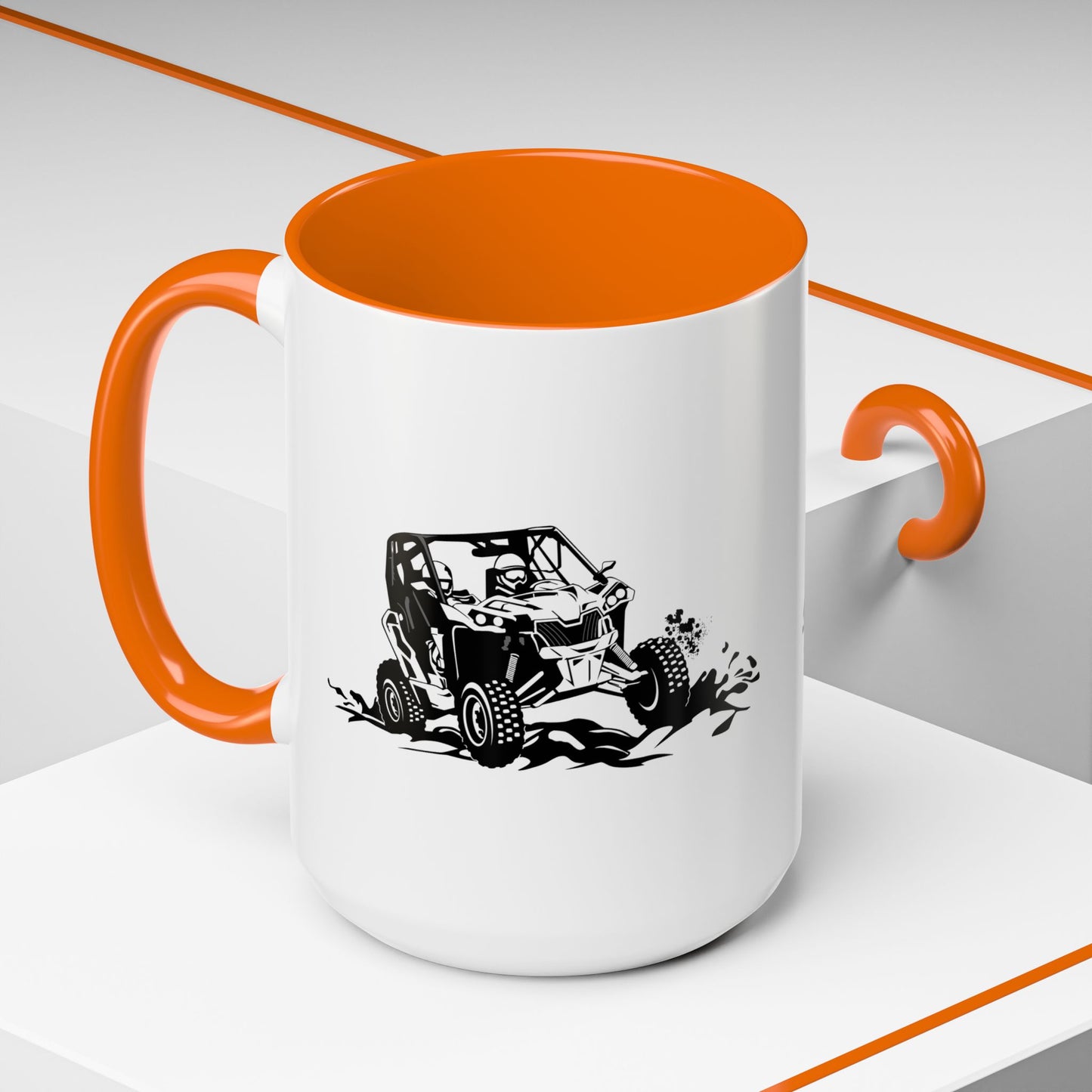 Slingin' Mud Side By Side 2-Tone Coffee Mug