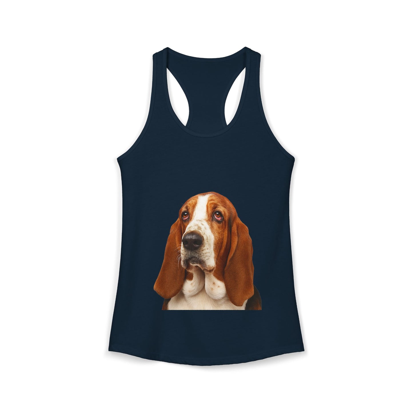 Basset Head Women's Racerback Tank