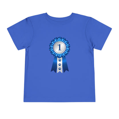 Show Ribbon Toddler Unisex Short Sleeve Crewneck Tee