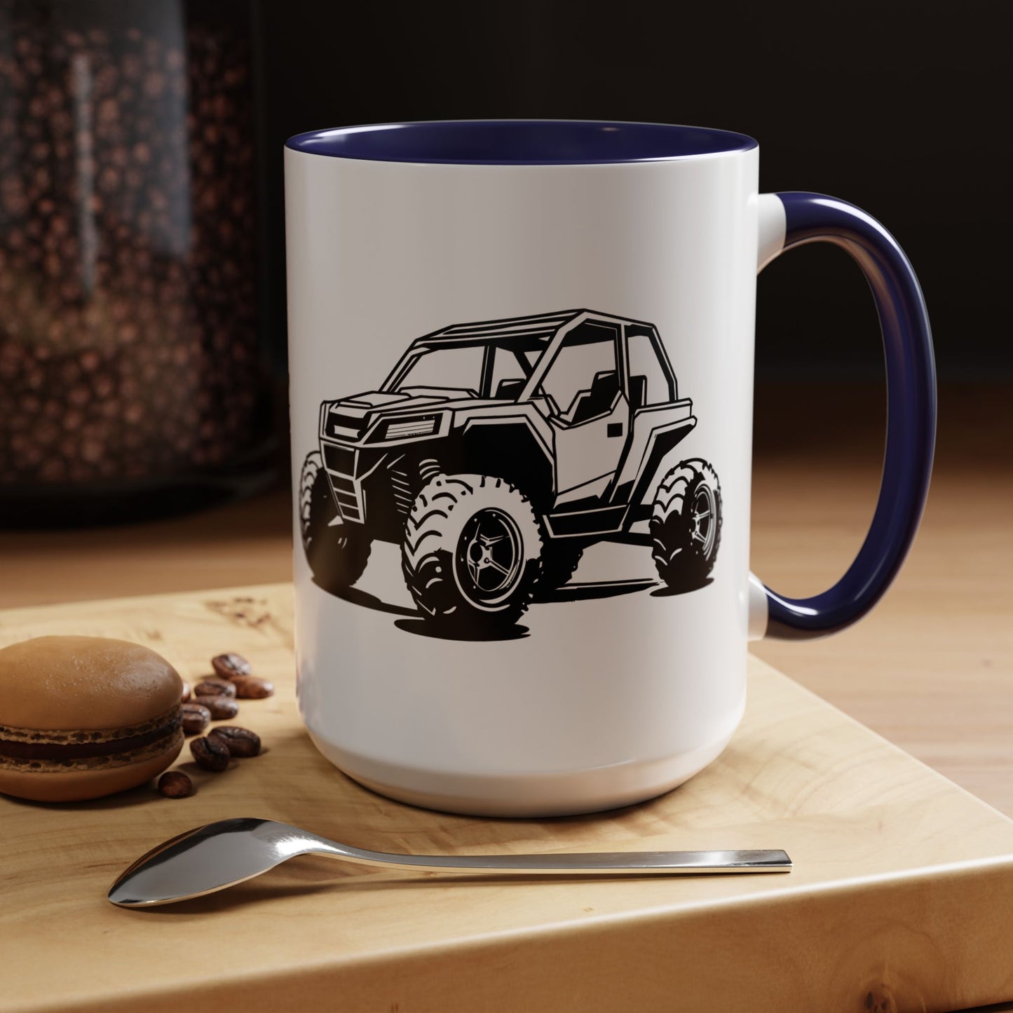 Off The Beaten Path Side By Side 2-Tone Coffee Mug