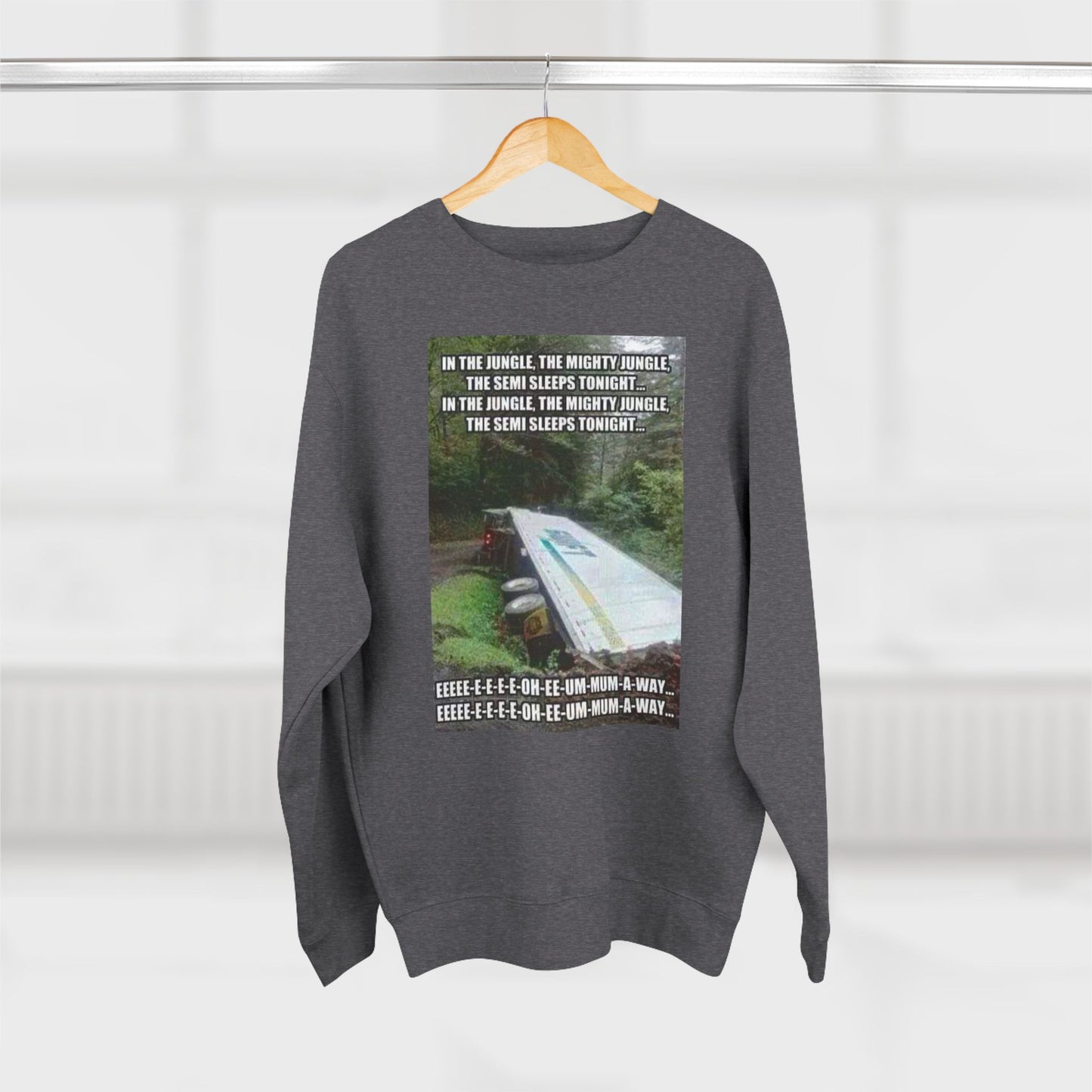 Semi Sleeps Unisex Crewneck Sweatshirt