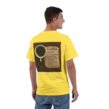 Coffee Definition Men's Short-Sleeve Crewneck Tee