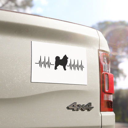 My Heart Beats For Samoyeds Indoor/Outdoor Magnet
