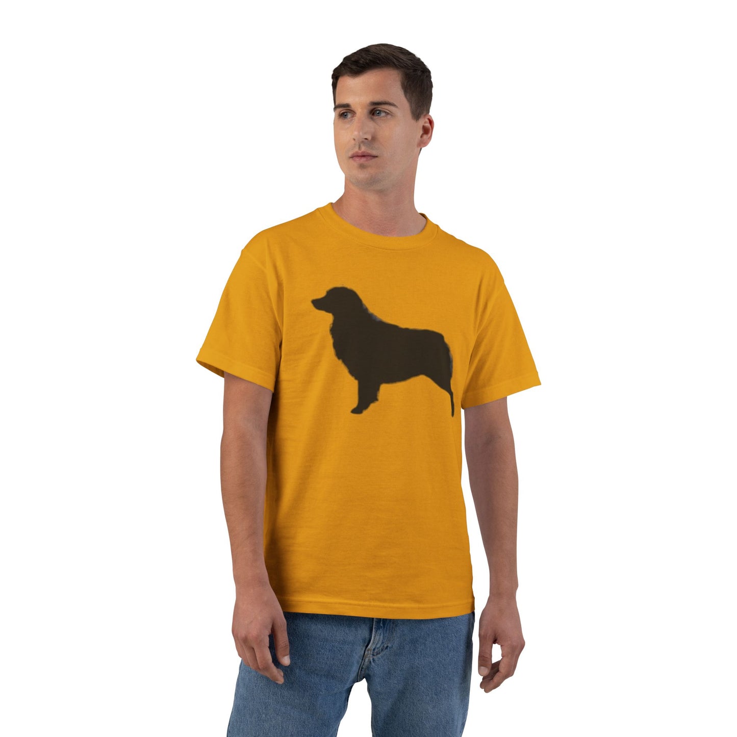 Aussie Silhouette Men's Short-Sleeve Crewneck Tee