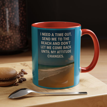 Time Out 2-Tone Coffee Mug