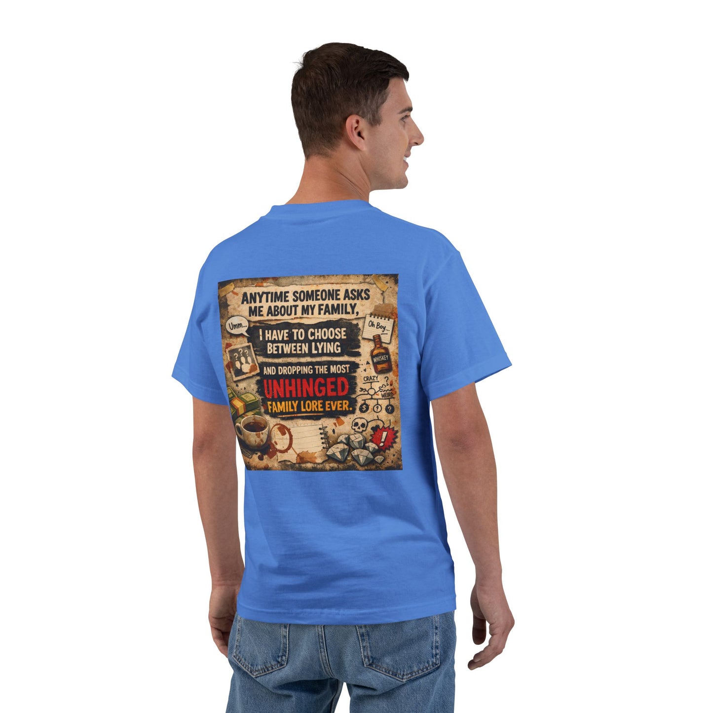 Unhinged Family Men's Short-Sleeve Crewneck Tee
