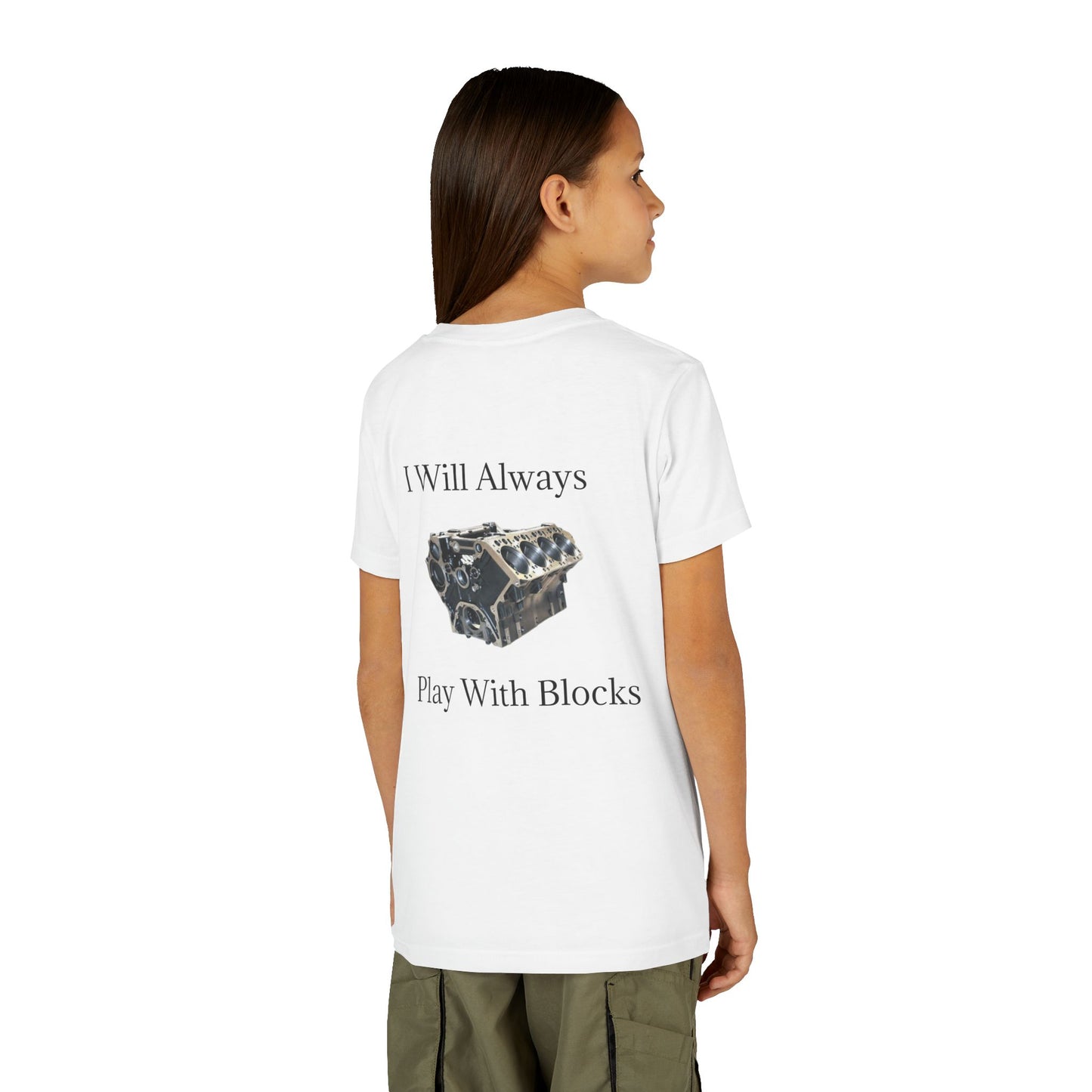 Play With Blocks Youth Unisex Short Sleeve Crewneck Tee