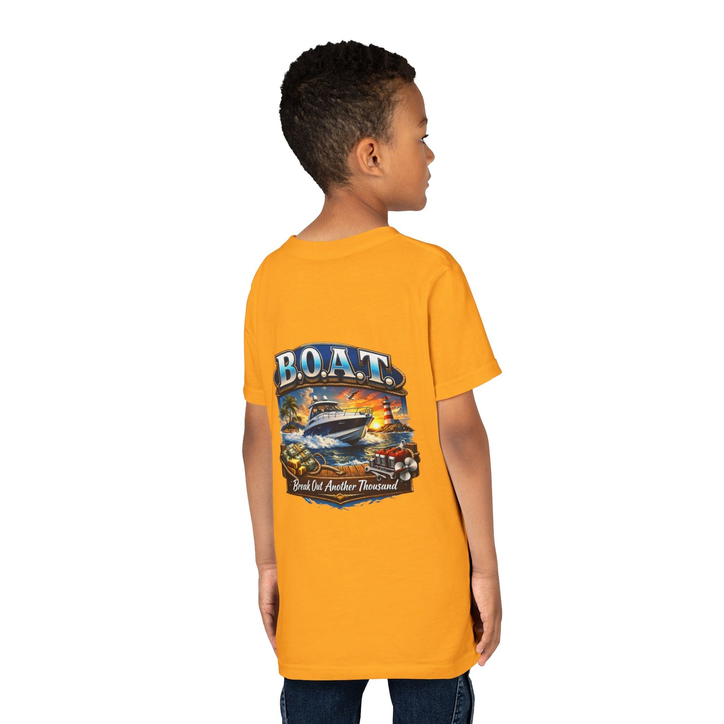 B.O.A.T. Youth Unisex Short Sleeve Crewneck Tee