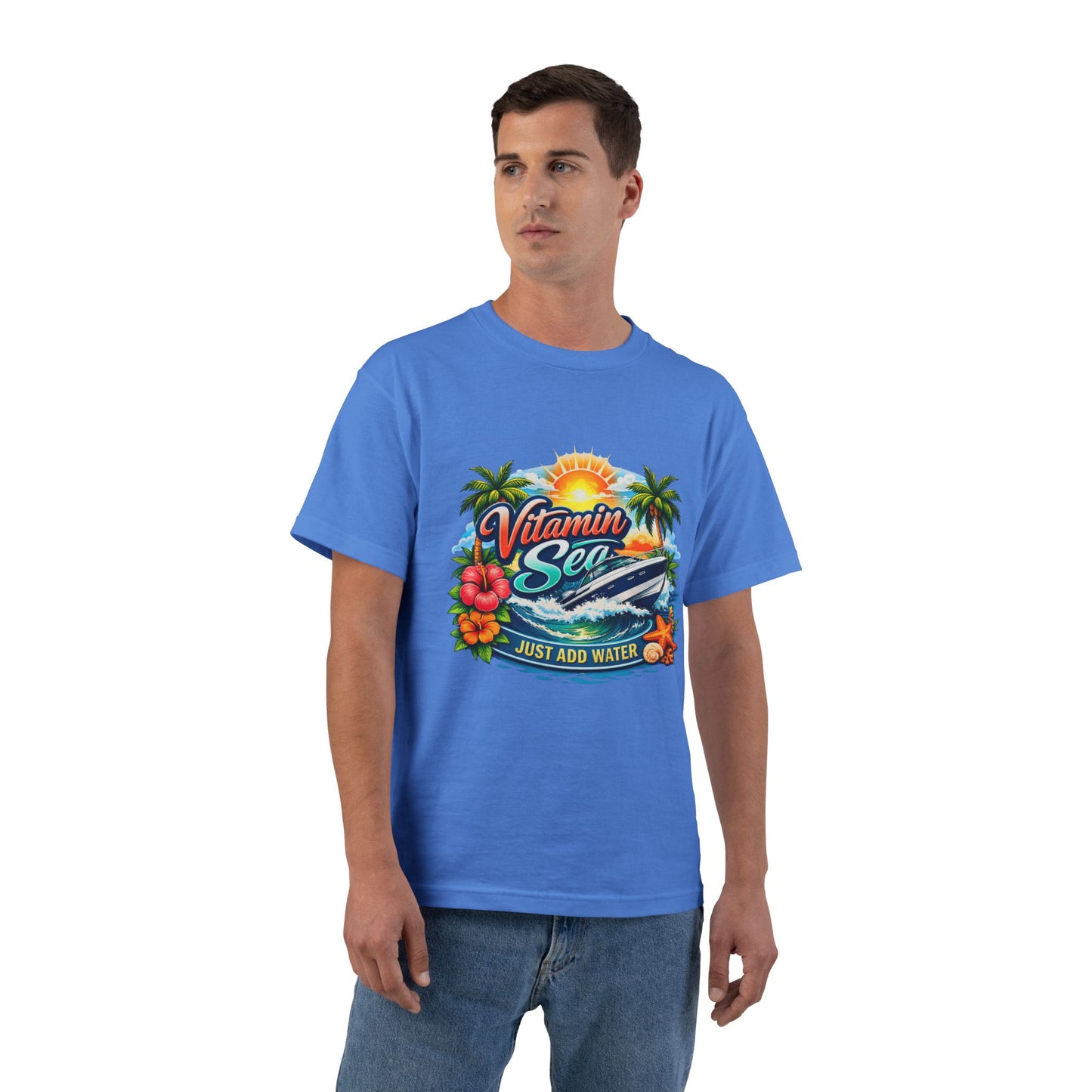 Vitamin Sea Men's Short-Sleeve Crewneck Tee