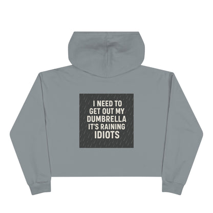 Dumbrella Women's Crop Hoodie