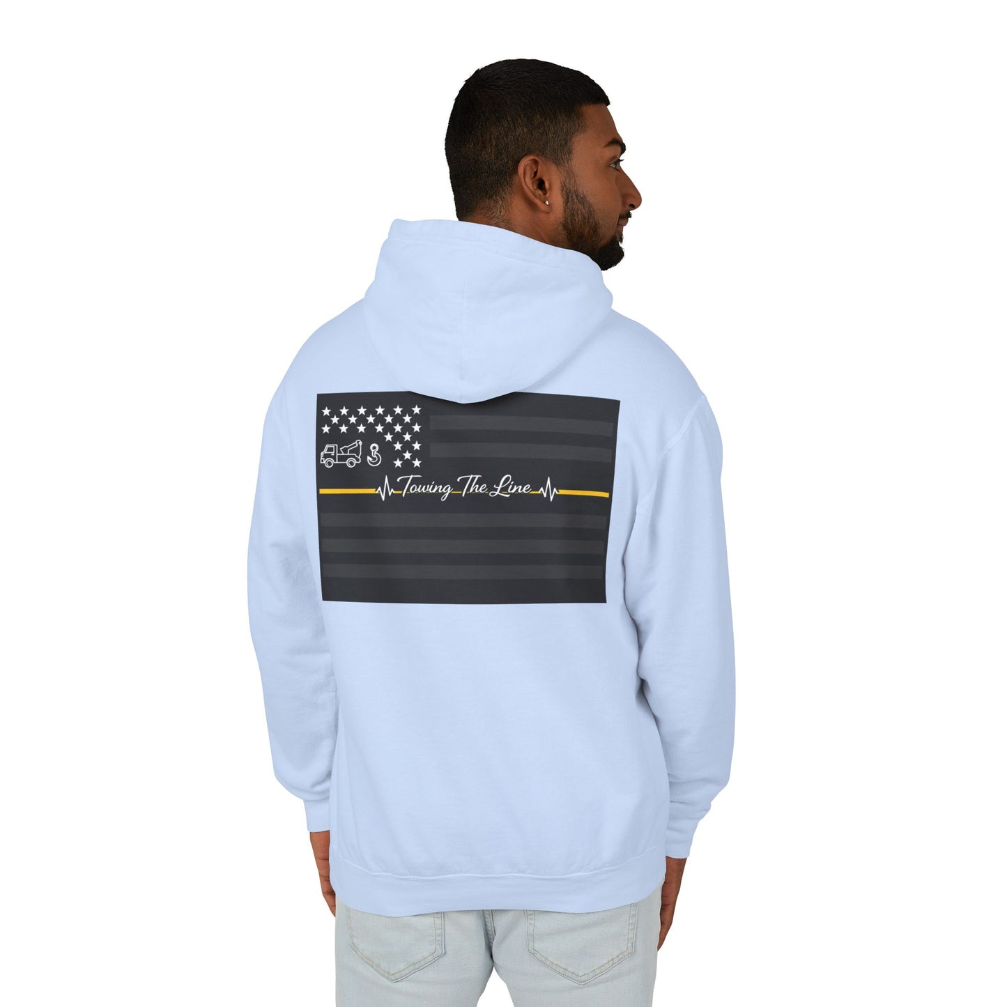 Thin Yellow Line Unisex Lightweight Hoodie