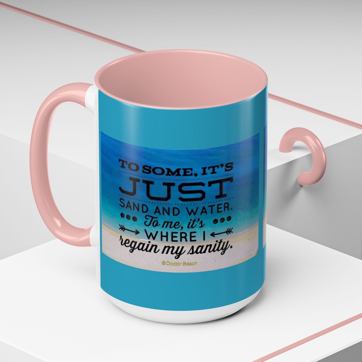 Dr. Beach 2-Tone Coffee Mug