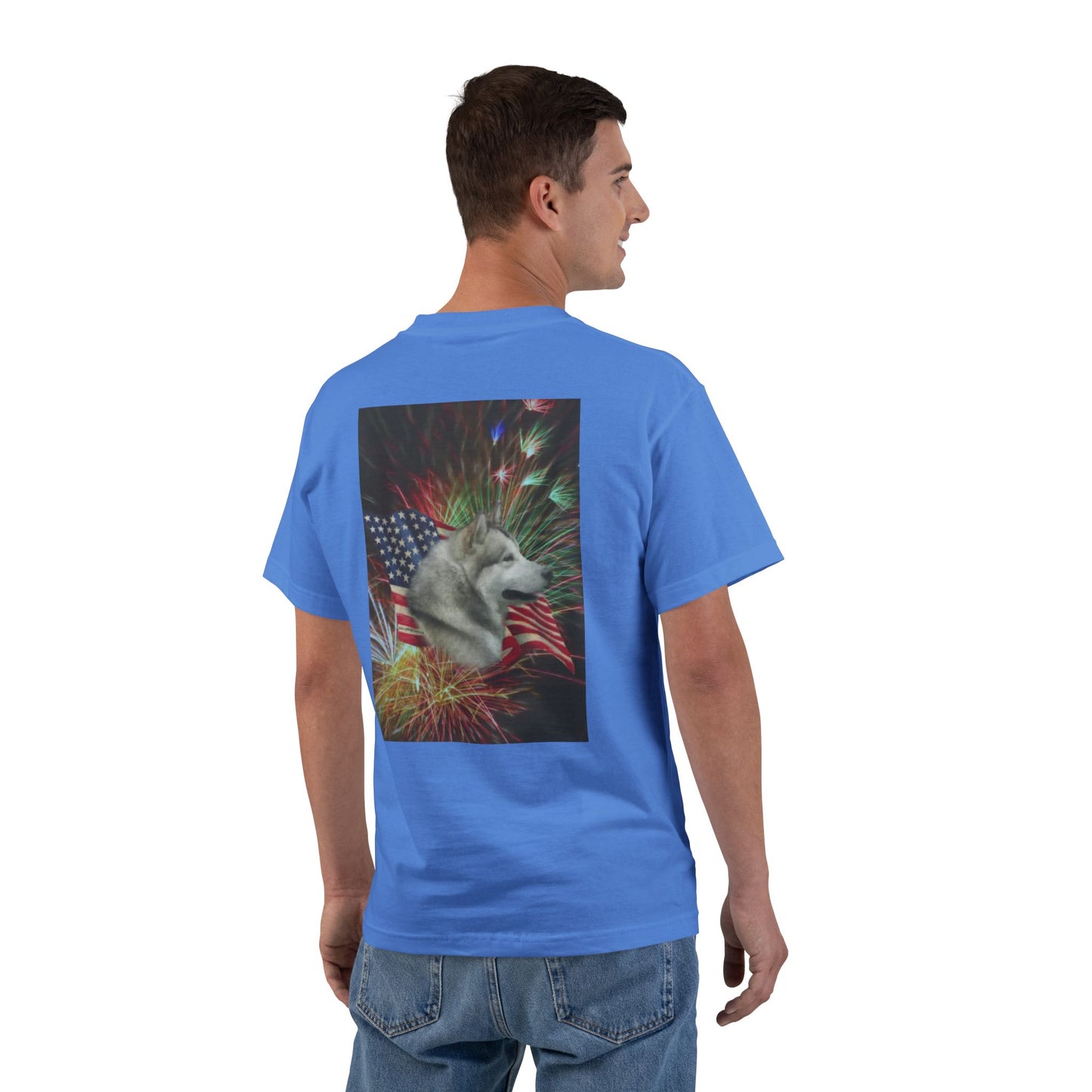 American Malamute Men's Short-Sleeve Crewneck Tee