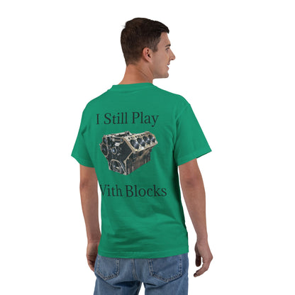 Play With Blocks Men's Short-Sleeve Crewneck Tee